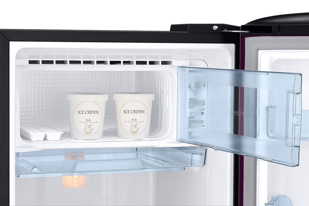 Samsung 183 L, 4 Star, Digital Inverter, Direct-Cool Single Door Refrigerator (RR20C1724CR/HL, Red, Camellia Purple, 2024 Model)