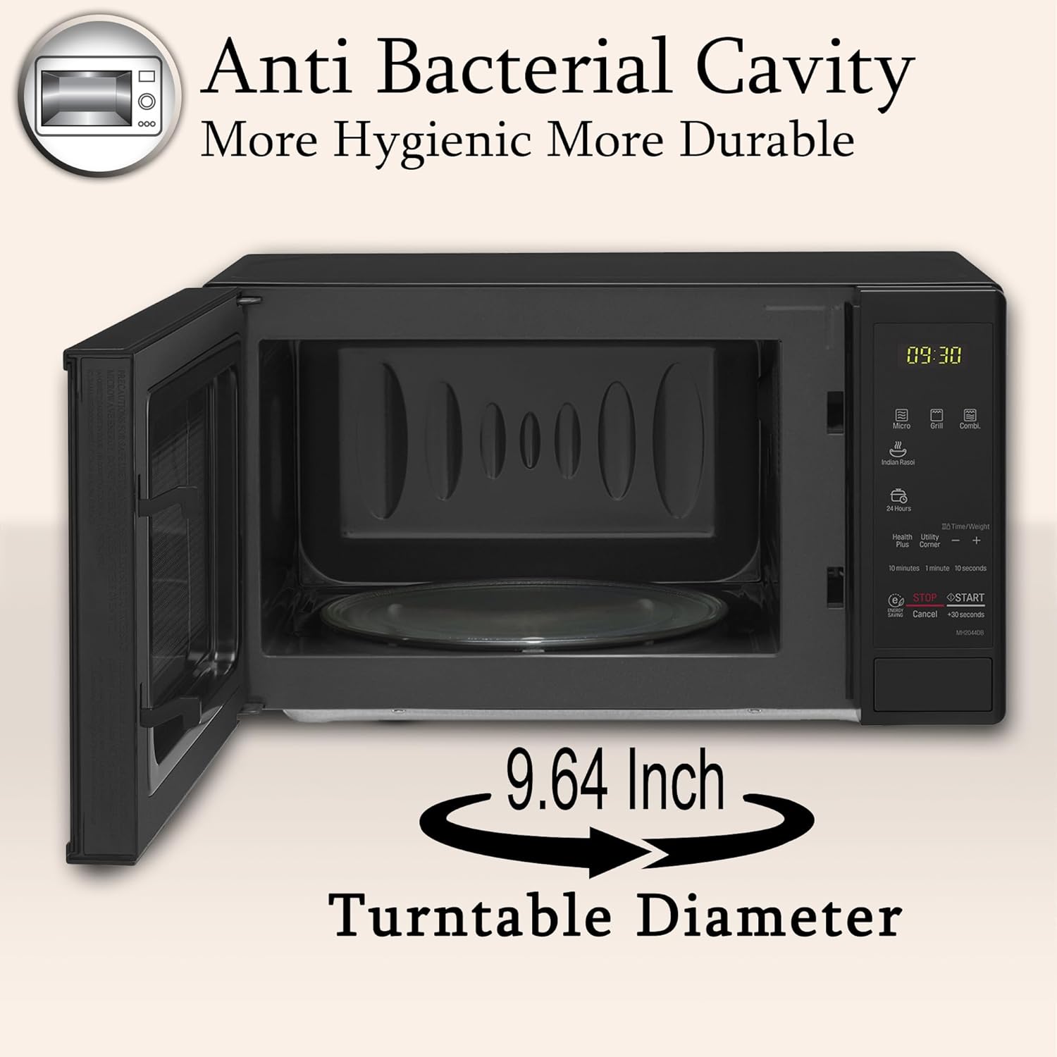 LG 20 L Grill Microwave Built-In Oven (MH2044DB)