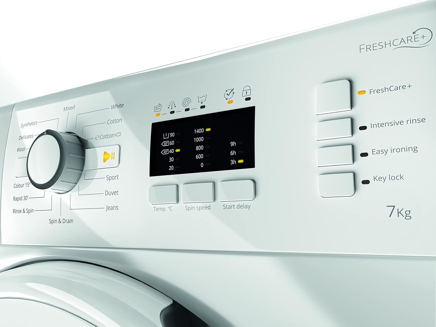 Whirlpool 7 kg Inverter Fully Automatic Front Load Washing Machine (Fresh Care 7010 (I), White, Inbuilt Heater)