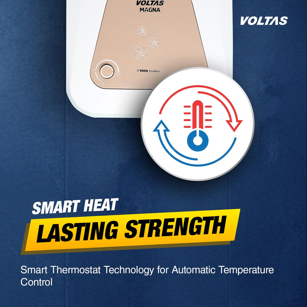 Voltas 10 L Storage Water Geyser (Magna 10L, White) 105SPBWT