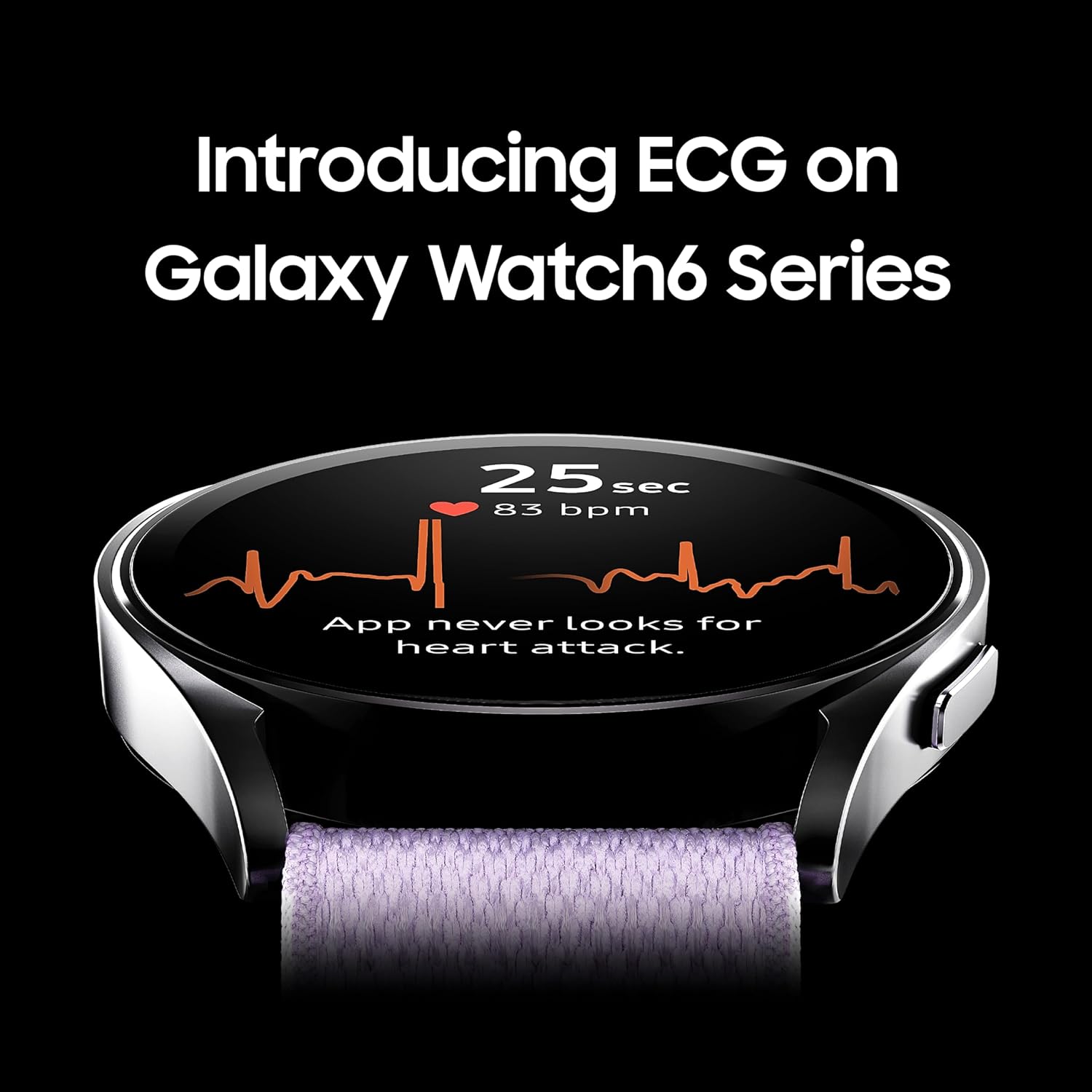 Samsung Galaxy Watch6 GPS (Compatible with Android only) | Introducing BP & ECG Features