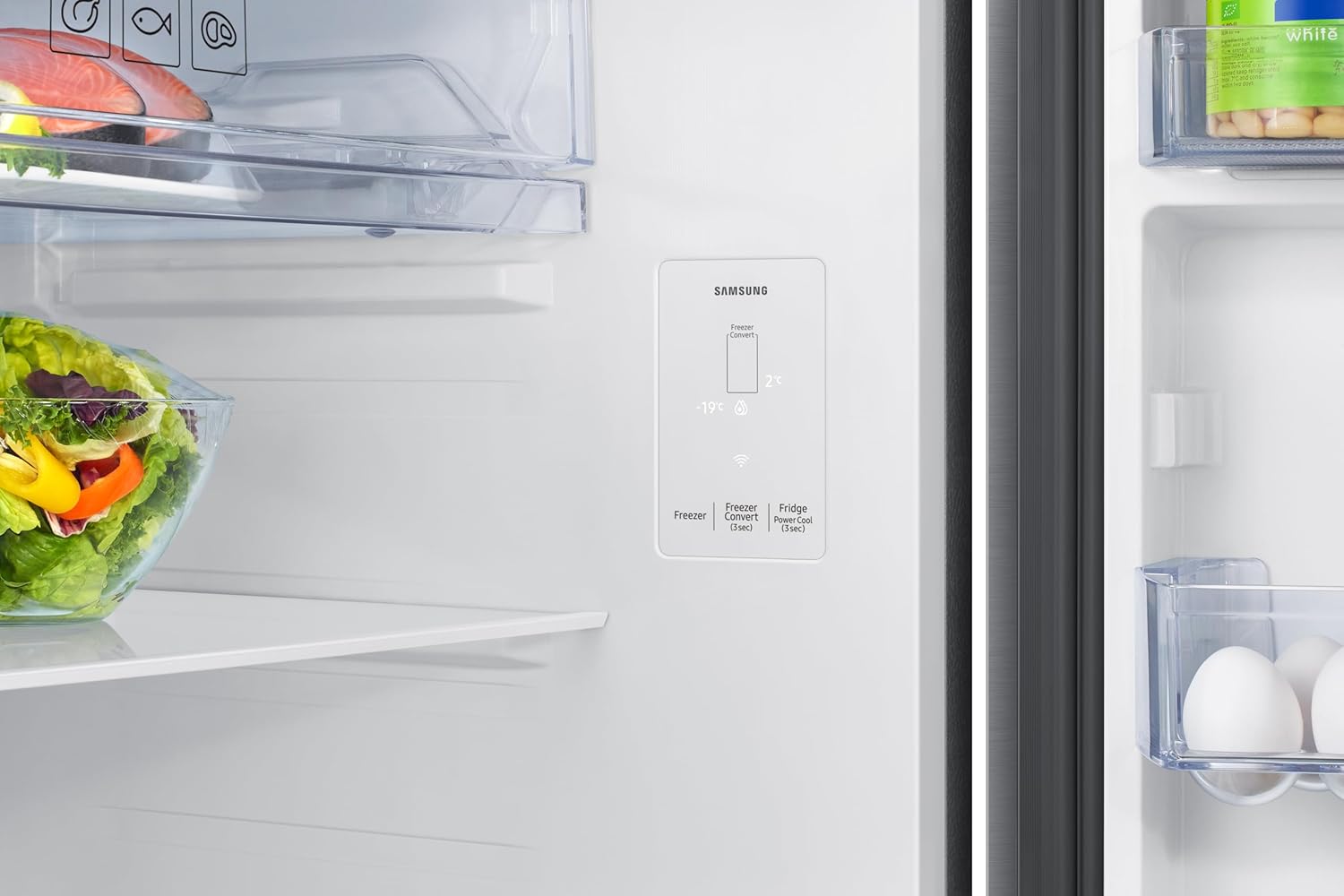 Samsung 419 L, 2 Star, Convertible 5-in-1, Digital Inverter, Frost Free Double Door Refrigerator (RT45DG6A2BS8HL, Silver, Elegant Inox)