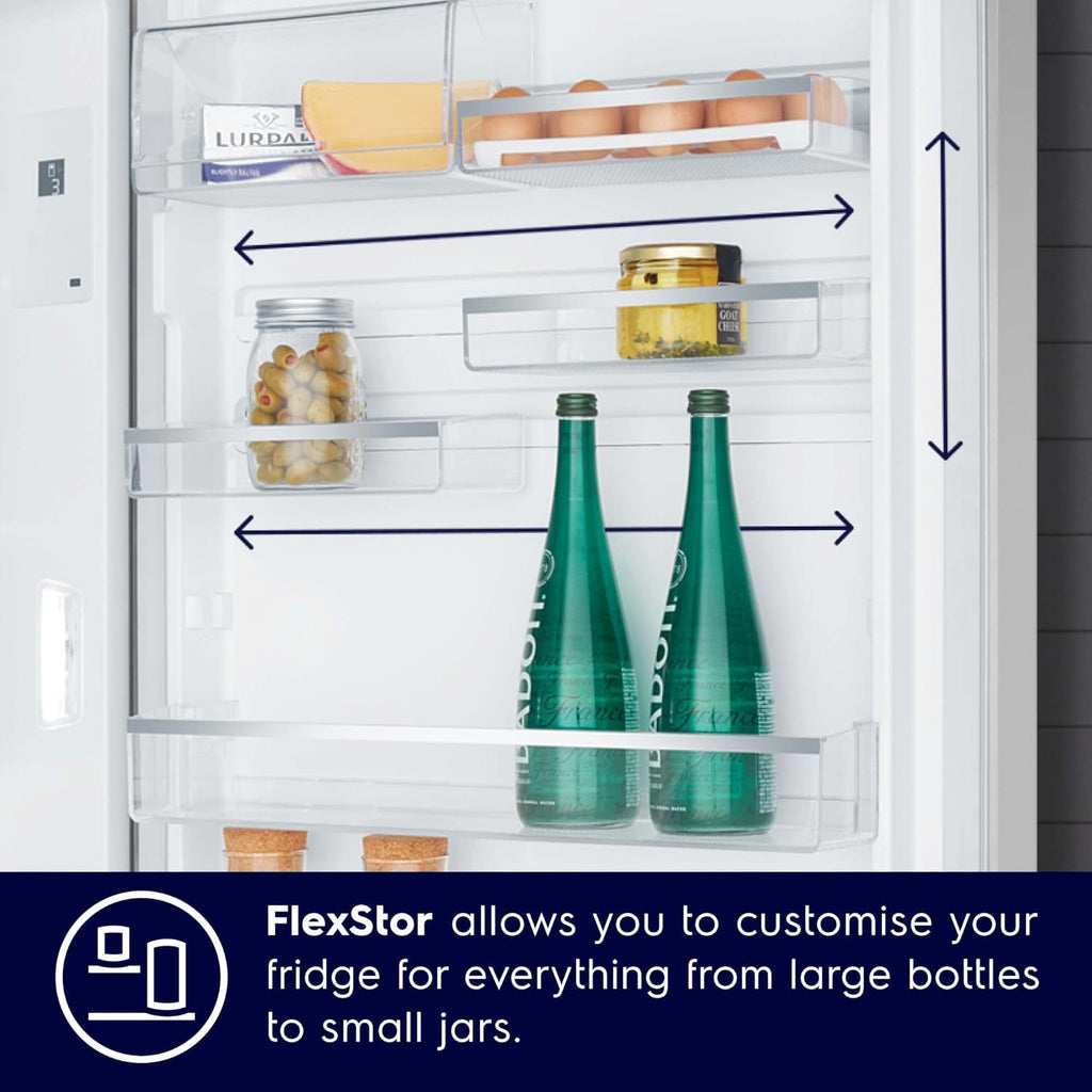 Electrolux 573L Frost Free Inverter Double Door Refrigerator, Top Freezer, TasteLockAuto & TasteGuard Technology, Arctic Silver Steel, UltimateTaste 500, ETE5700C-A | Open Box like New |