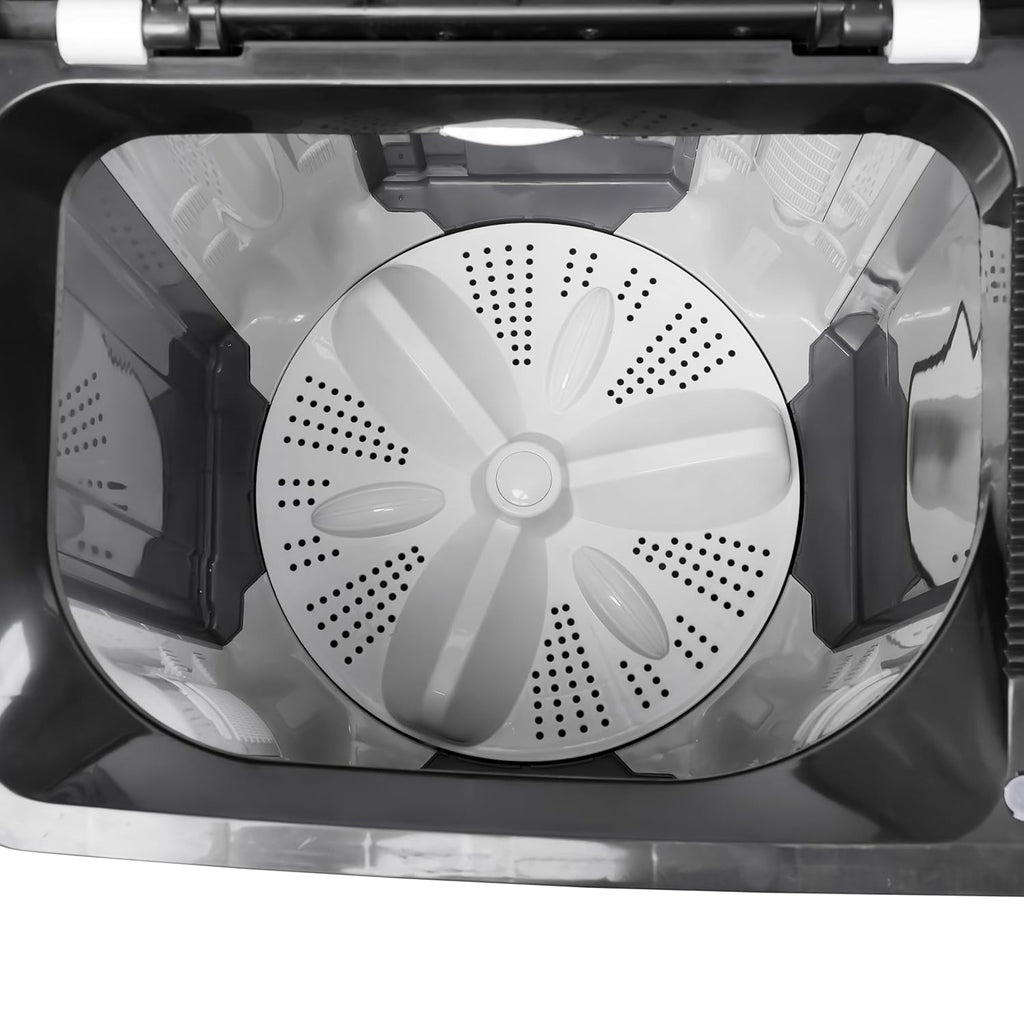 Foxsky 7.0 kg 5 Star Semi-Automatic Top Loading Washing Machine Appliance (2024 Model, Powerful Motor, Effective Wash Pulsator, 1370 RPM & Castors)(Aqua Wash 7.0KG)