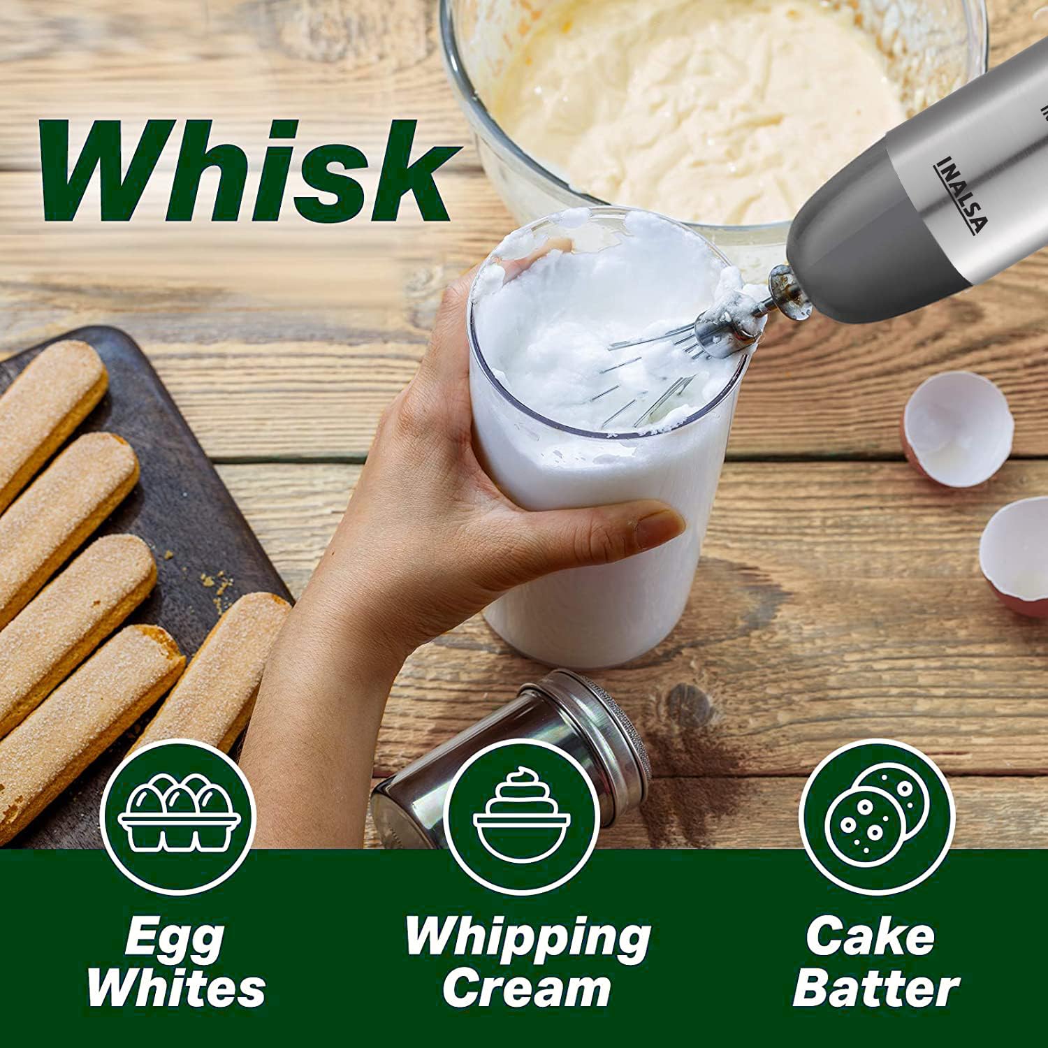 Inalsa Hand Blender Robot Inox 1500