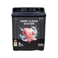 Midea 8 Kg 5 Star Semi Automatic Top-Load Washing Machine Black Grey (MWMSA080SAPPG(KG), Rat Away Feature, Air Jet Dry IPX4 Protection)