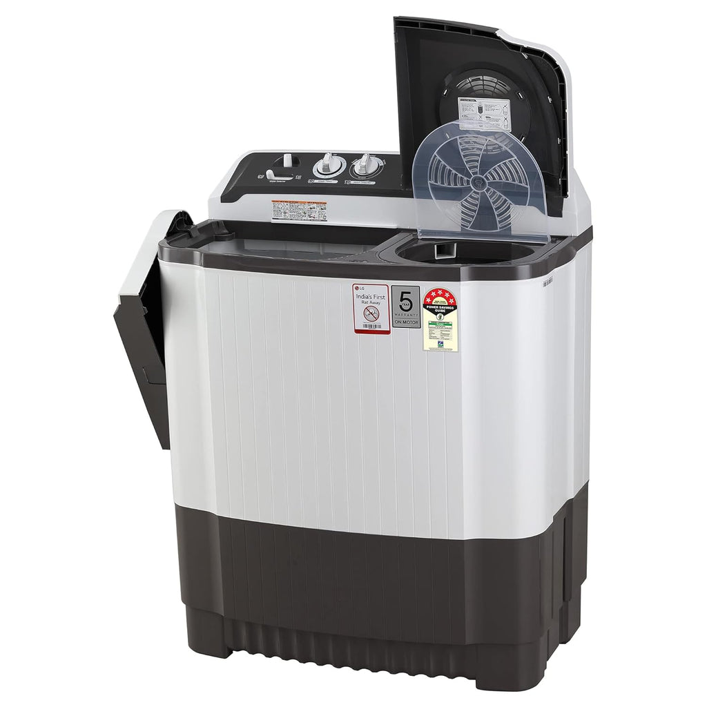 LG 7 Kg 5 Star Wind Jet Dry Semi-Automatic Top Loading Washing Machine (P7010NGAZ)