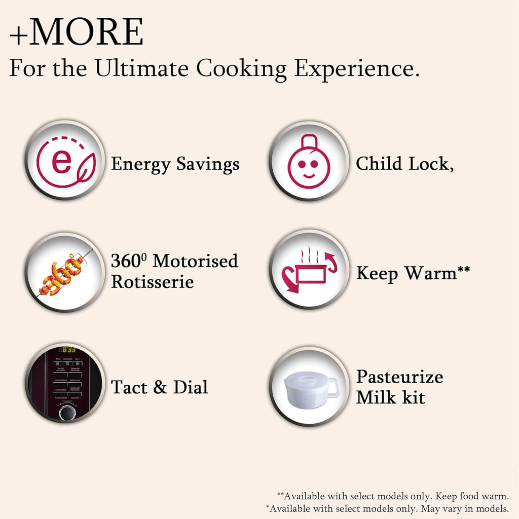 LG 28 L Convection Microwave Oven (MC2886BRUM, Black, Auto Cook Menu, Stainless steel cavity, Pasteurized Milk, 360° Motorised Rotisserie for Bar-be-queing, Indian Cuisine, Tandoor Se & Diet Fry)