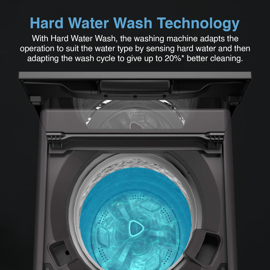 Whirlpool 7.5 Kg 5 Star Royal Fully-Automatic Top Load Washing Machine (WHITEMAGIC ROYAL 7.5 GENX, Grey, Hard Water Wash, ZPF Technology)-(Touched Up)