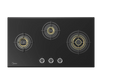 Midea Kitchen Built in Hob Semi Brass Series 3 Burner, Flame Failure Device, Auto Ignition MG75GT503CTD134B-IN