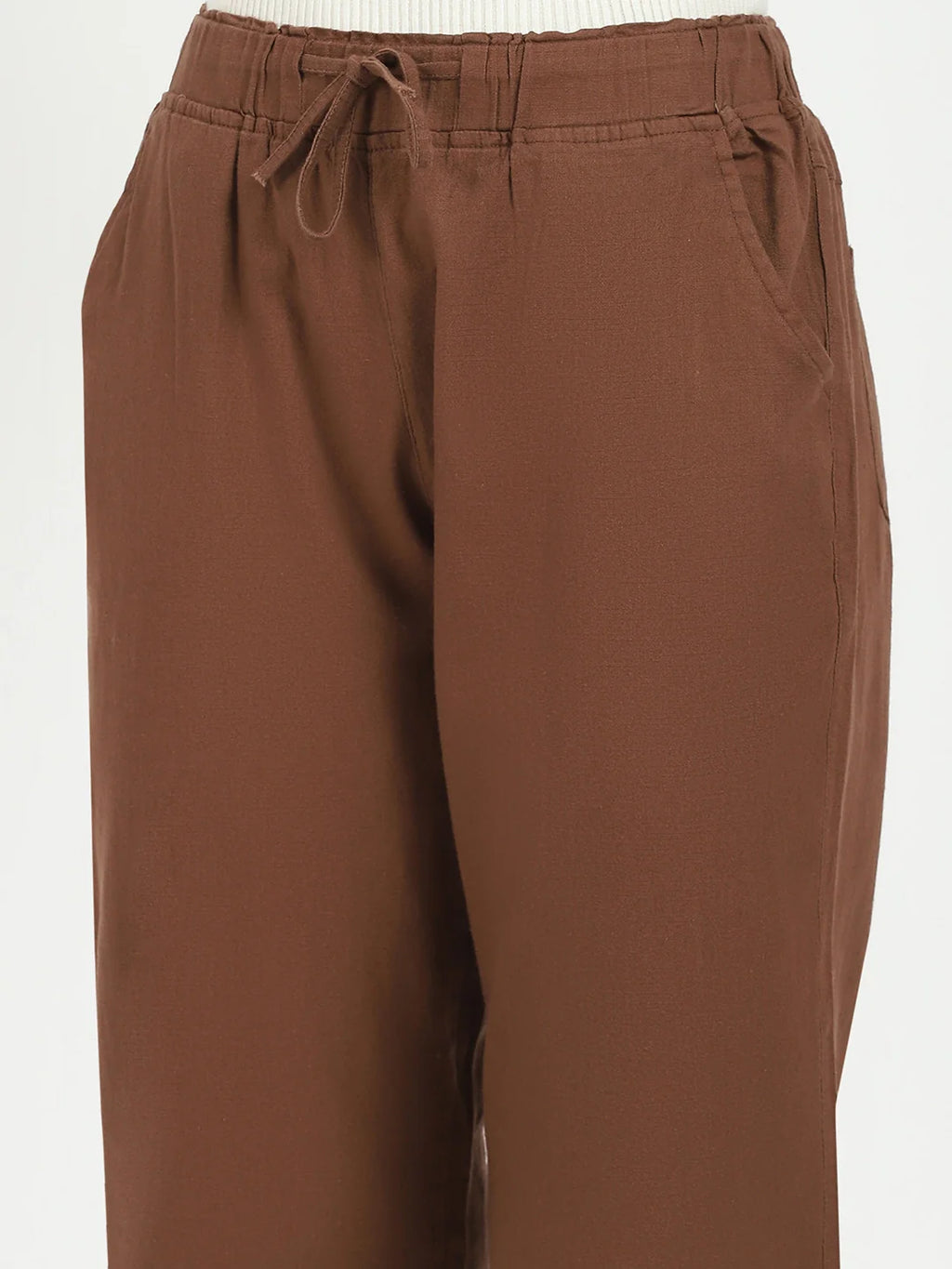 Mocha Cotton Regular Fit Lower