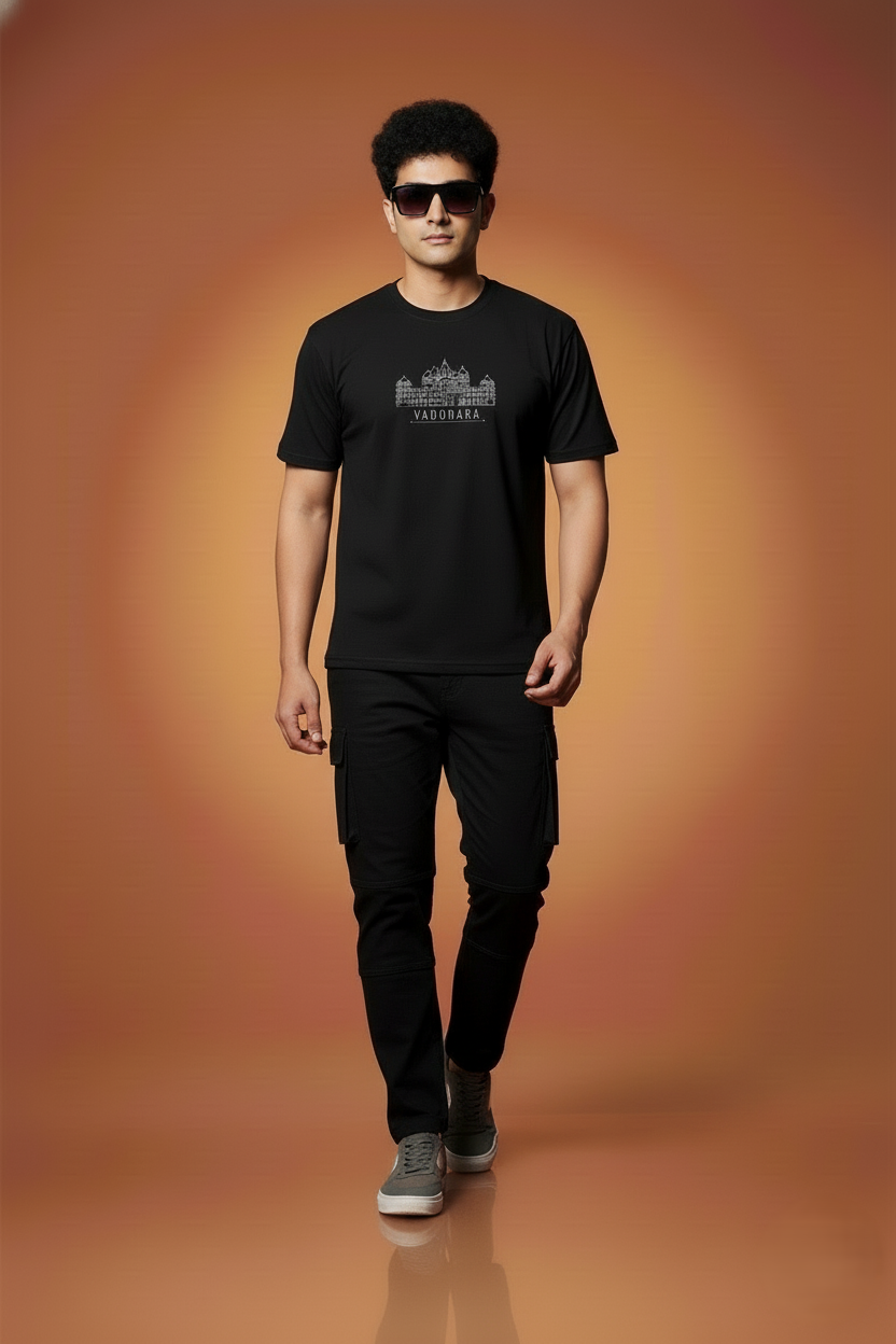 Men Printed Regular Cotton T-Shirt