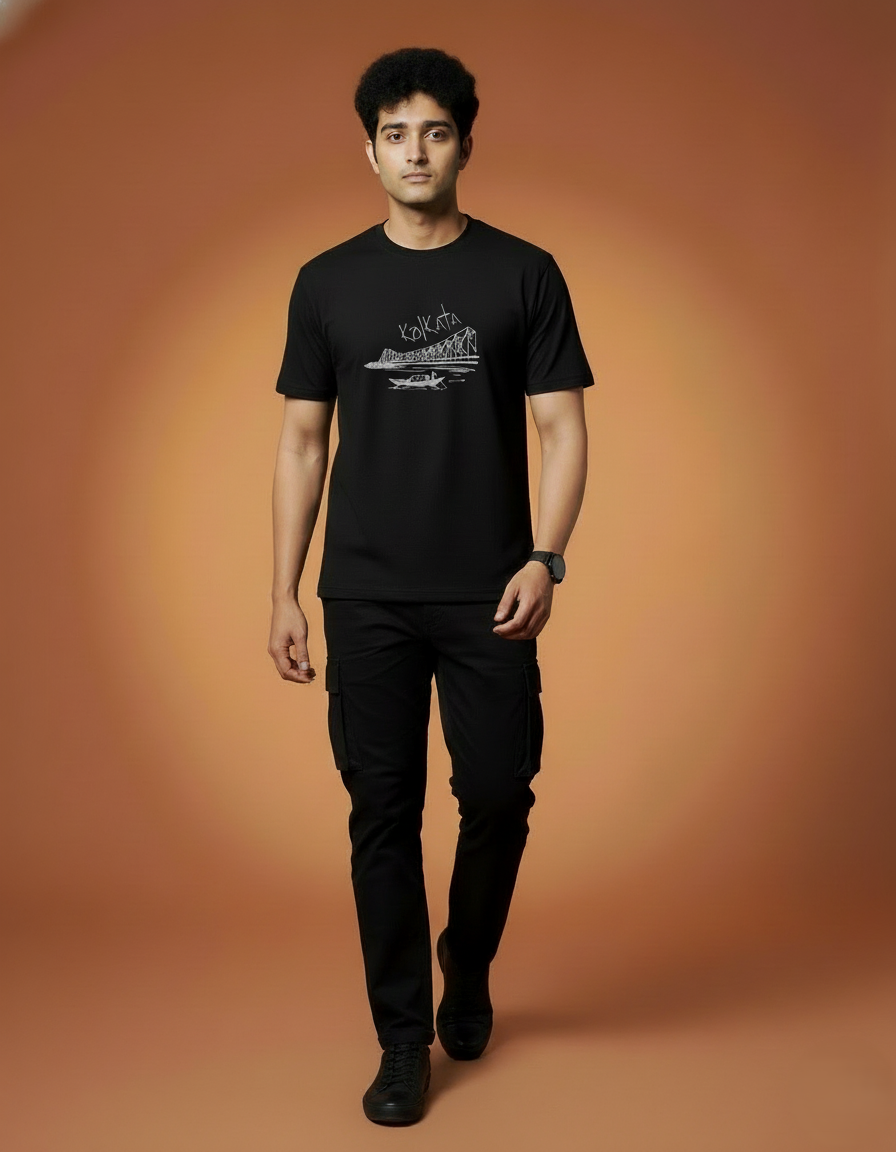 Men Printed Regular Cotton T-Shirt