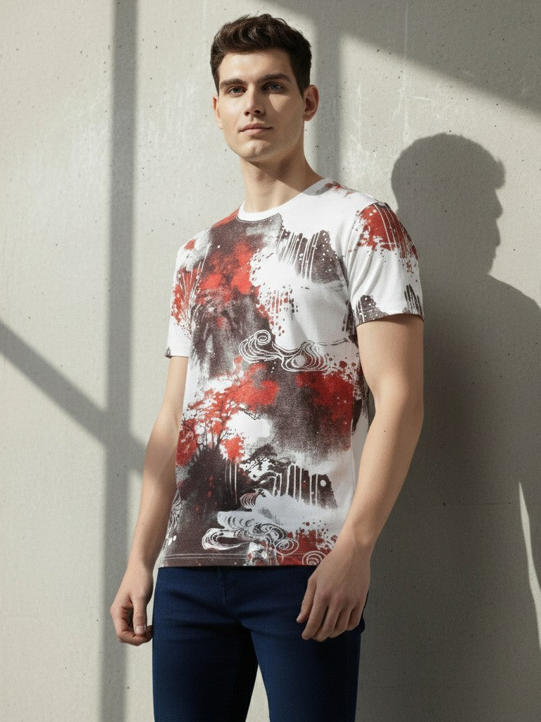 Men All-Over Cotton T-Shirt