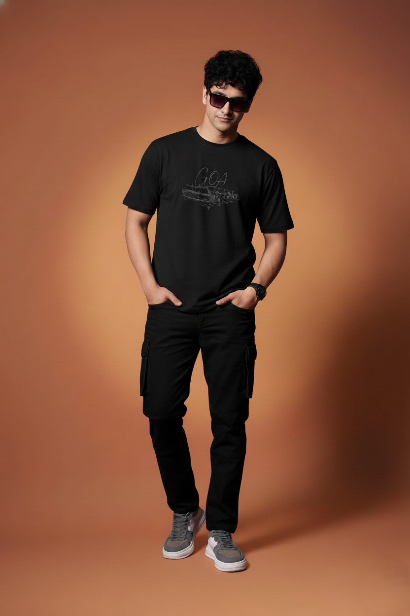Men Printed Regular Cotton T-Shirt