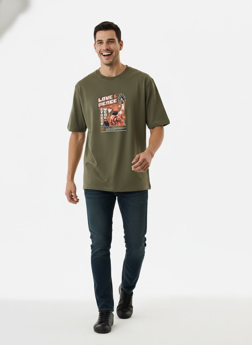 Men Oversized Cotton T-Shirt