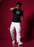 Men Round Neck Cotton T-Shirt