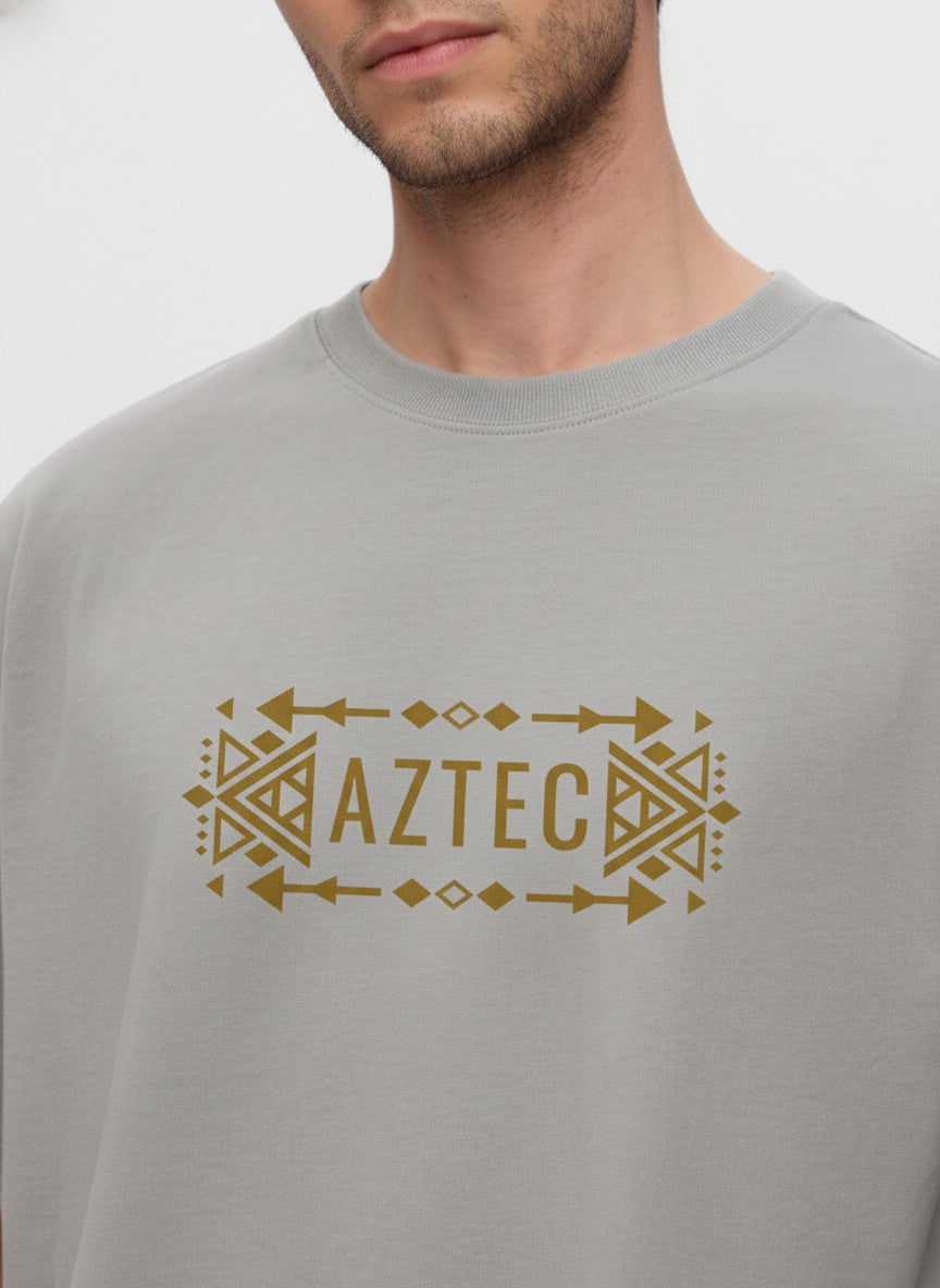Men Oversized Cotton Tribal T-Shirt
