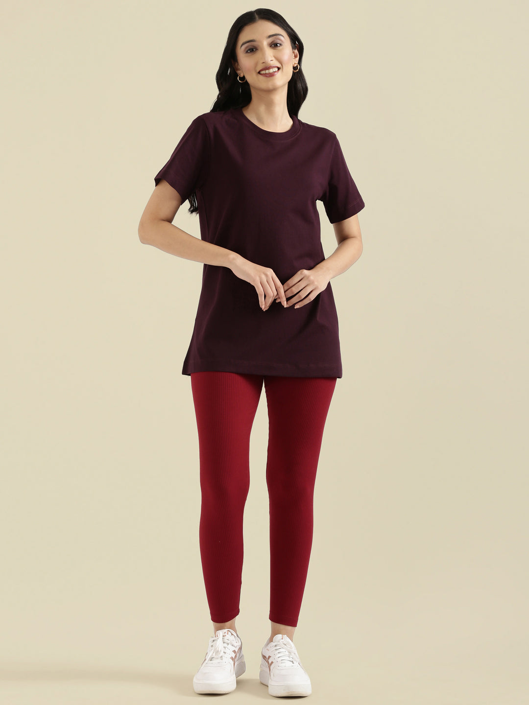 Cotton Jersey Crew Neck Regular Long T-Shirt