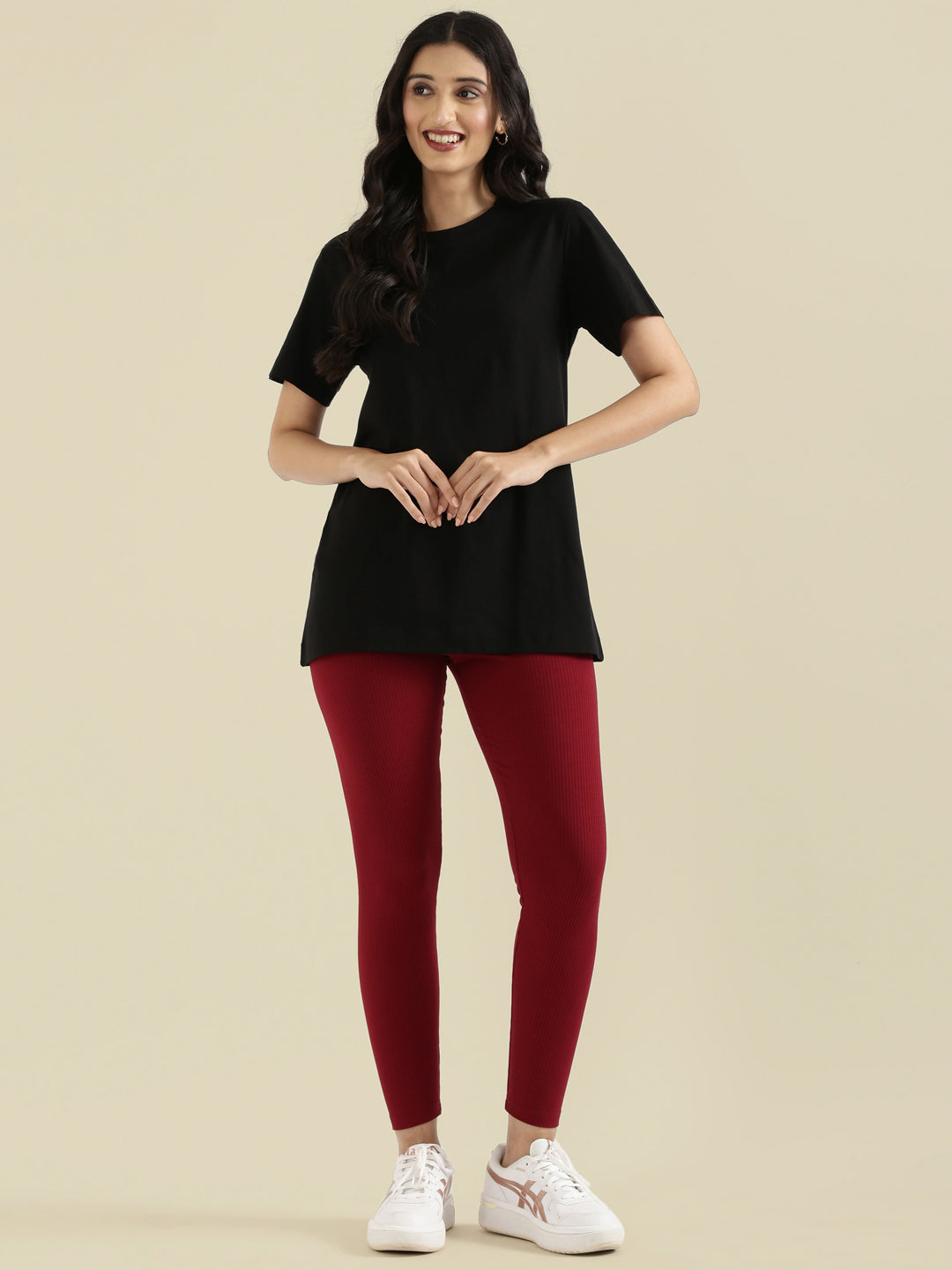 Cotton Jersey Crew Neck Regular Long T-Shirt