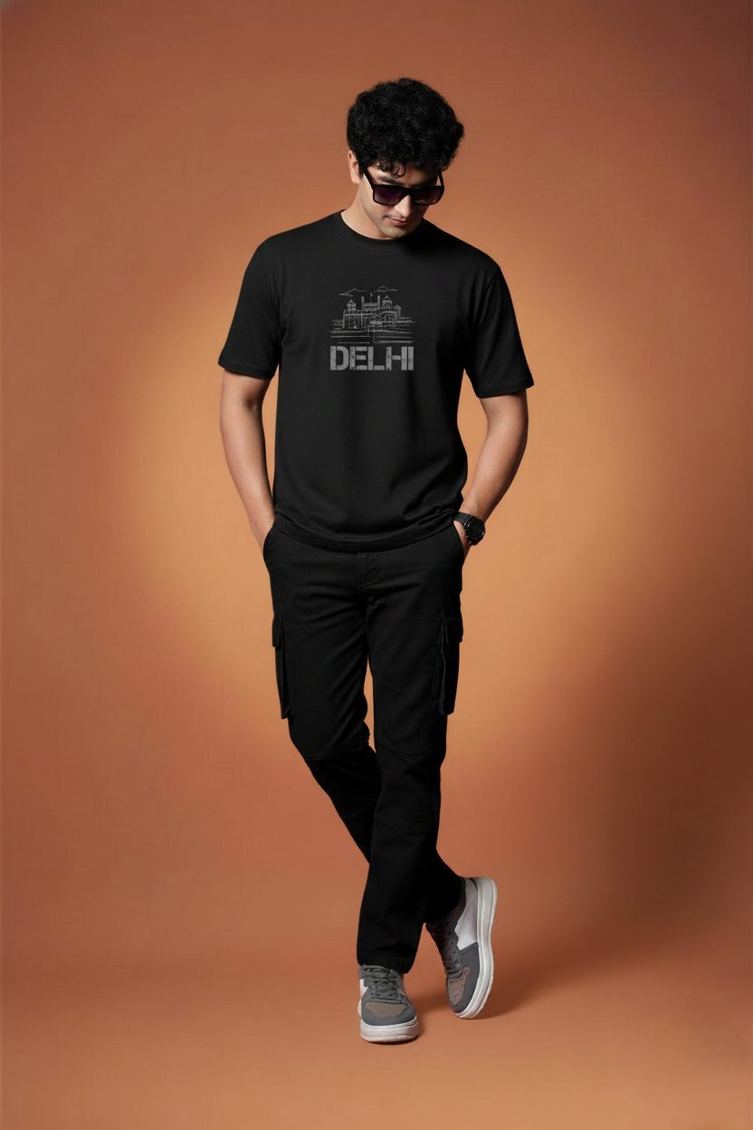 Men Printed Regular Cotton T-Shirt