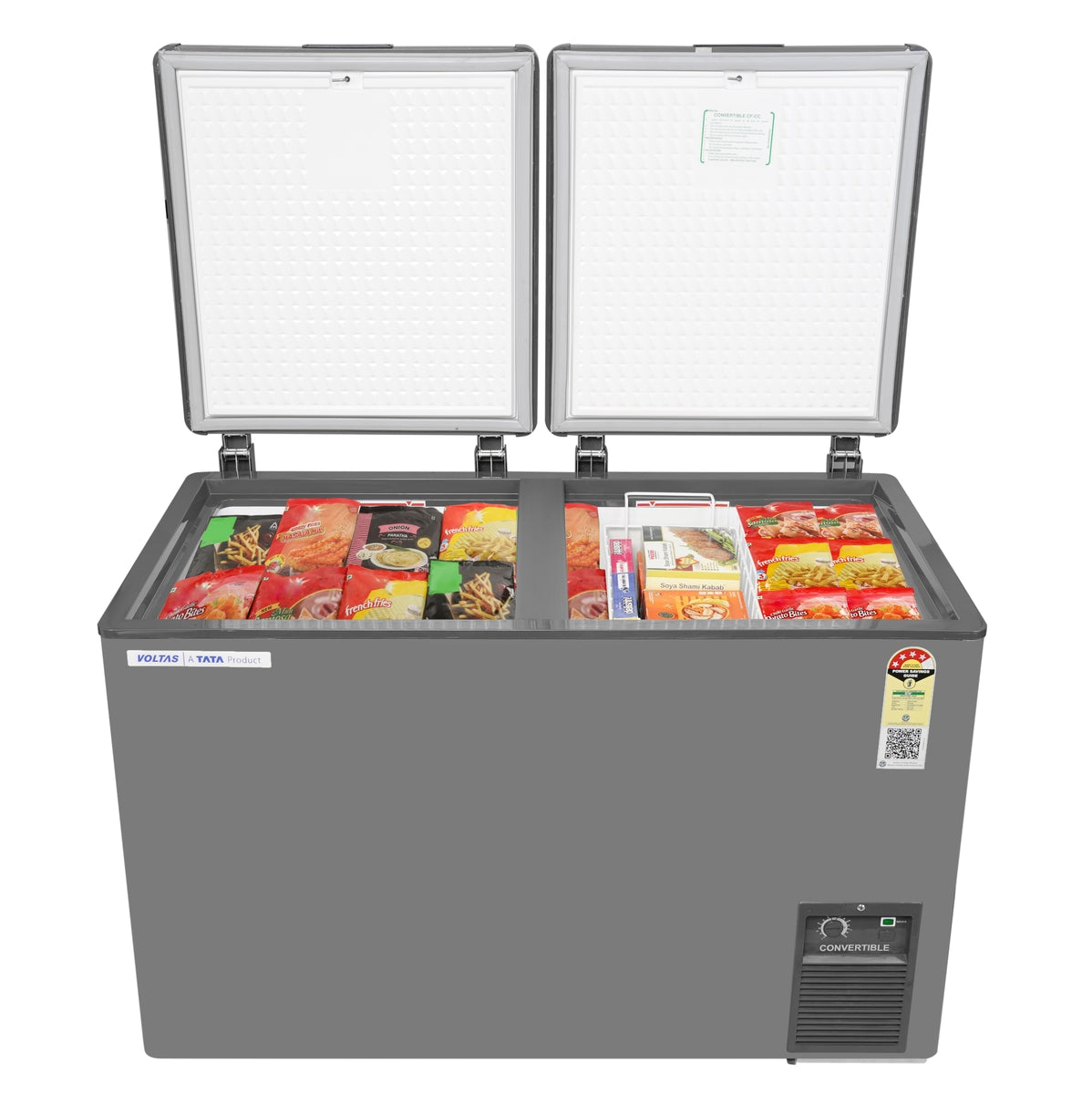 Voltas Hard Top Convertible - Double Door 295 Litres, 4 Star