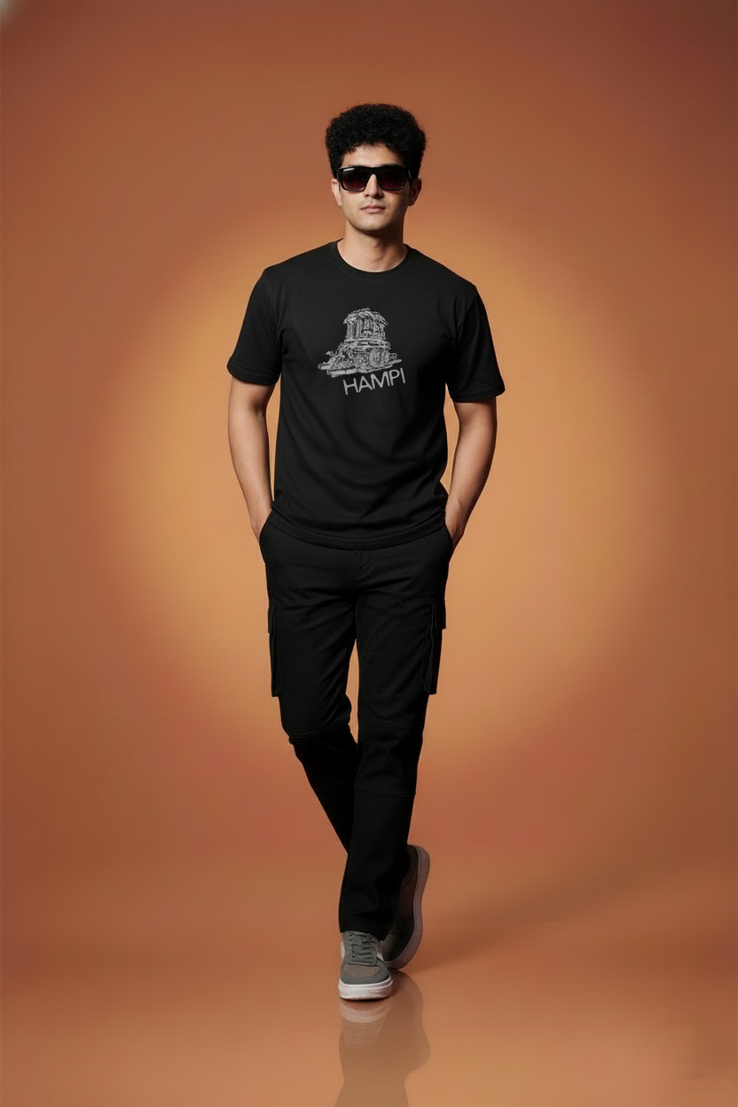 Men Printed Regular Cotton T-Shirt