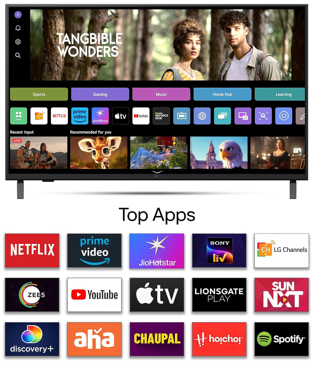 LG 126 cm (50 inches) UA82 Series 4K Ultra HD Smart webOS LED TV (50UA82506LA)