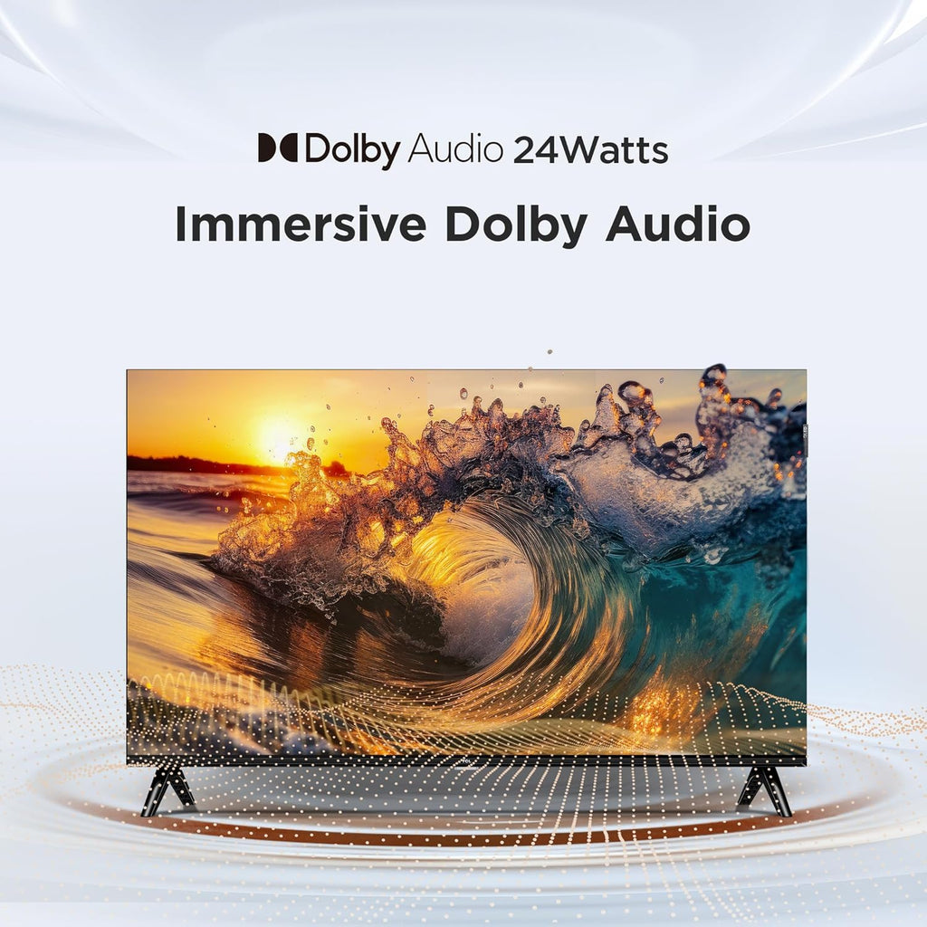 TCL 126 cm (50 inches) Metallic Bezel-Less FHD QLED TV 50S5K