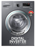 Samsung 7 kg, 5 Star, AI Control, Wi-Fi, Digital Inverter, Motor, Fully-Automatic Front Load Washing Machine (WW70T502NAN1TL, Hygiene Steam, Inox)