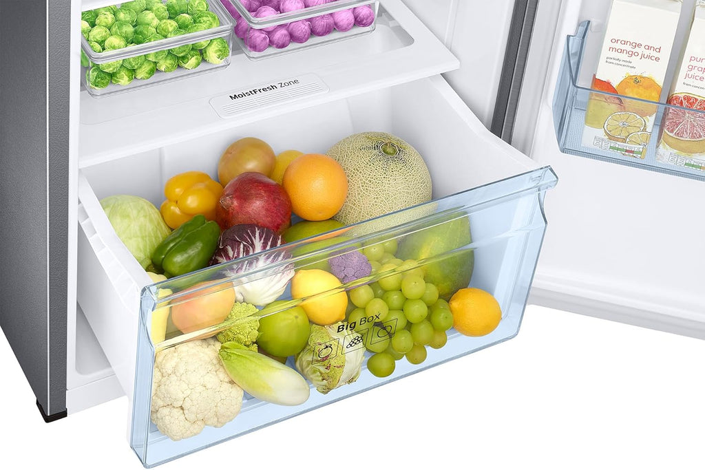 SAMSUNG 301 L Frost Free Double Door 3 Star Convertible Refrigerator with Digital Inverter, Convertible 5-in-1 and Display(Dents and Scratches)
