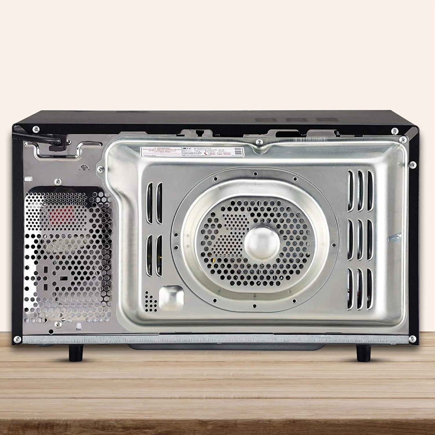 LG 28 L Convection Microwave Oven (MC2886BRUM, Black, Auto Cook Menu, Stainless steel cavity, Pasteurized Milk, 360° Motorised Rotisserie for Bar-be-queing, Indian Cuisine, Tandoor Se & Diet Fry)