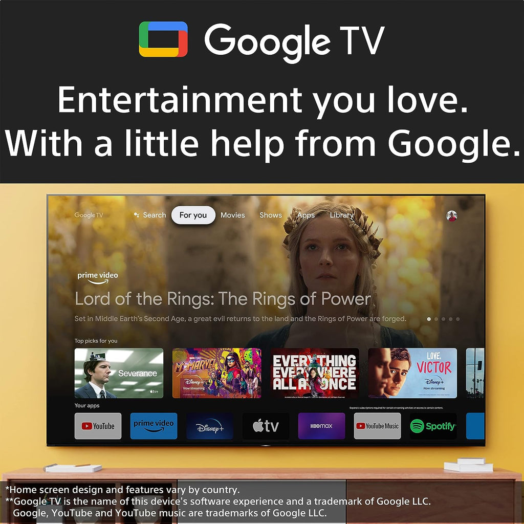 Sony Bravia 139 cm (55 inches) 4K Ultra HD Smart LED Google TV KD-55X74L (Black)