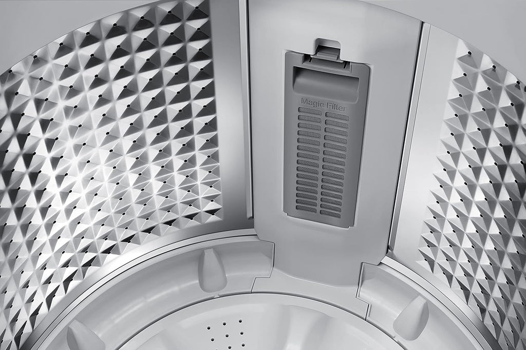 Samsung 7 Kg Inverter Ecobubble 5 Star Fully Automatic Top Load Washing Machine (WA70BG4441BYTL,Lavender Gray)
