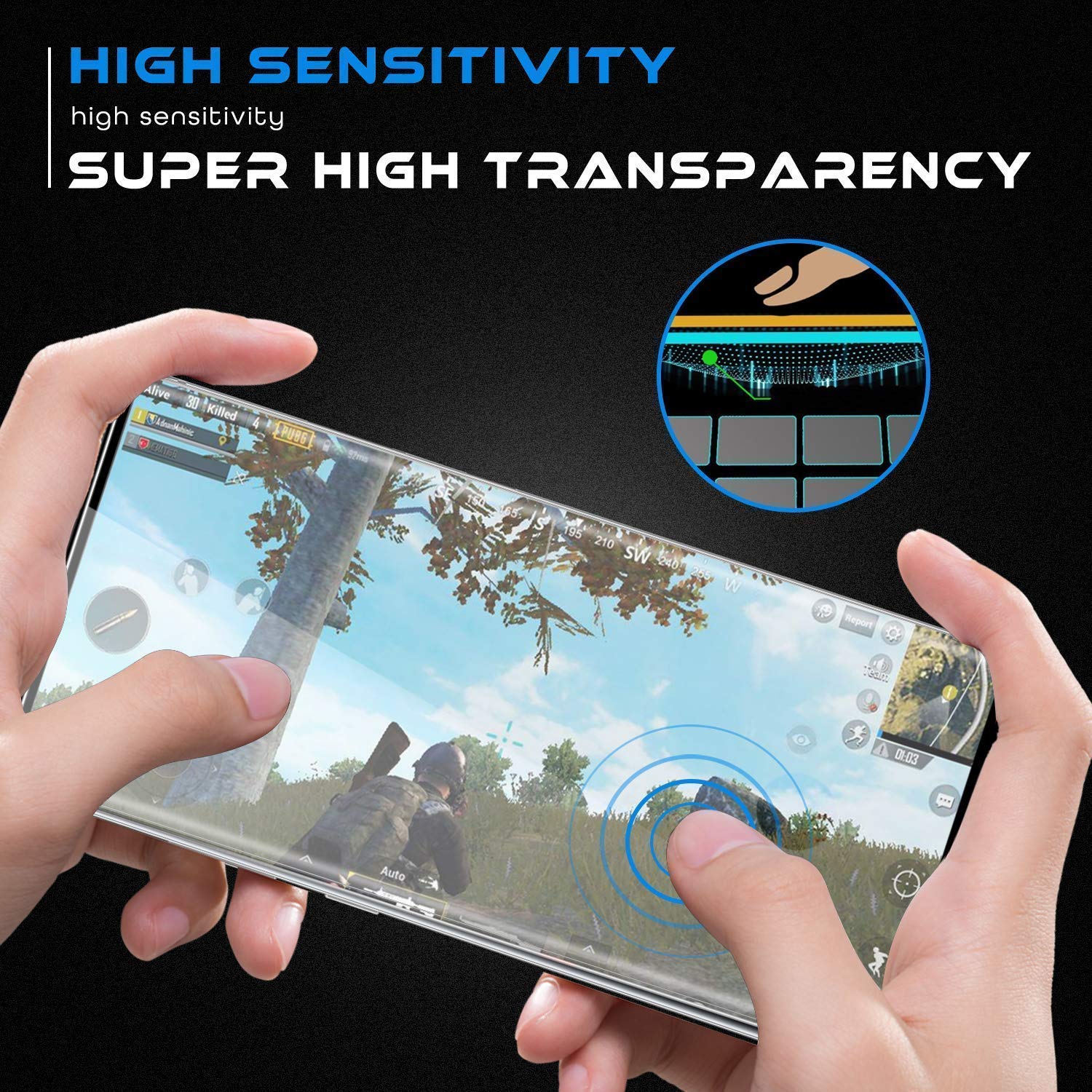 INBASE 3D TEMPERED GLASS FOR SAMSUNG NOTE 20 ULTRA BLACK
