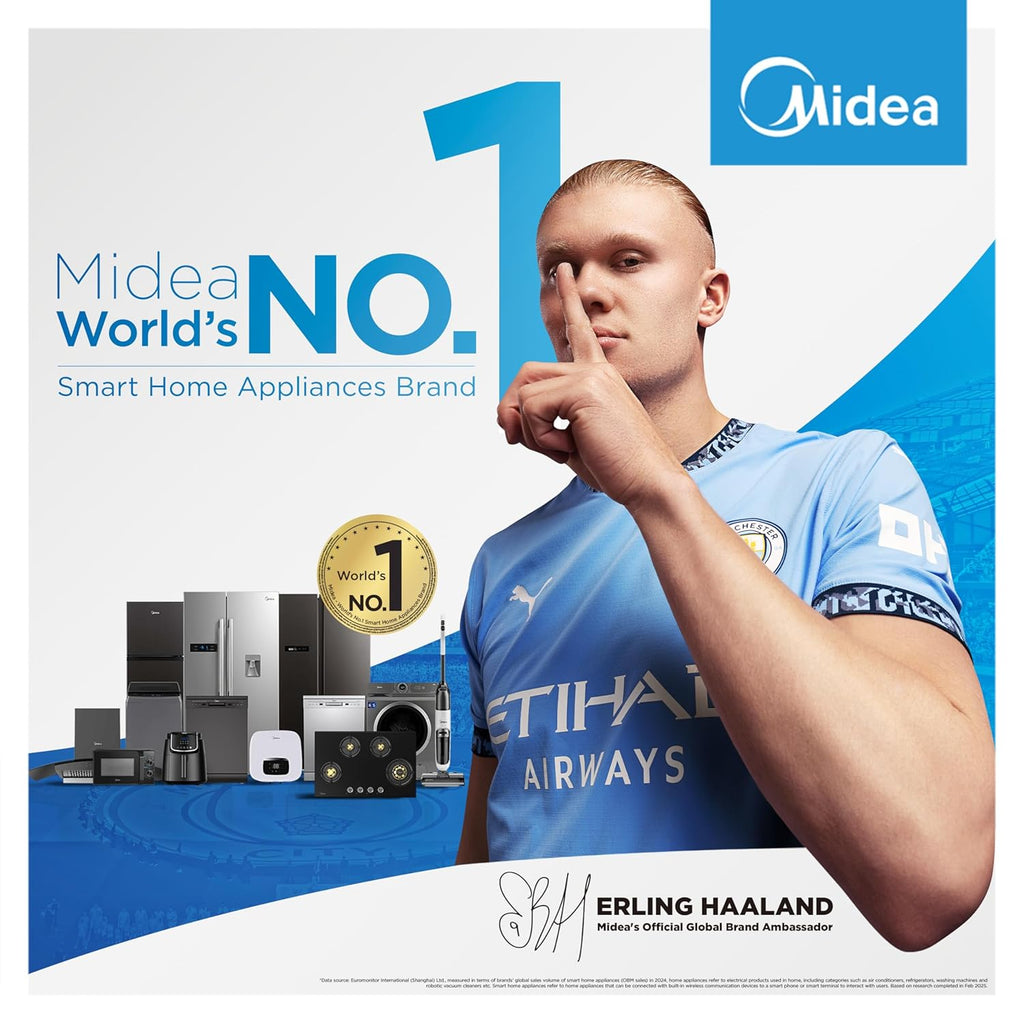 Midea 215 L 3 Star Direct Cool Refrigerator (MRD215D3HPDB, Blue, Big Flower, 2025 Model)