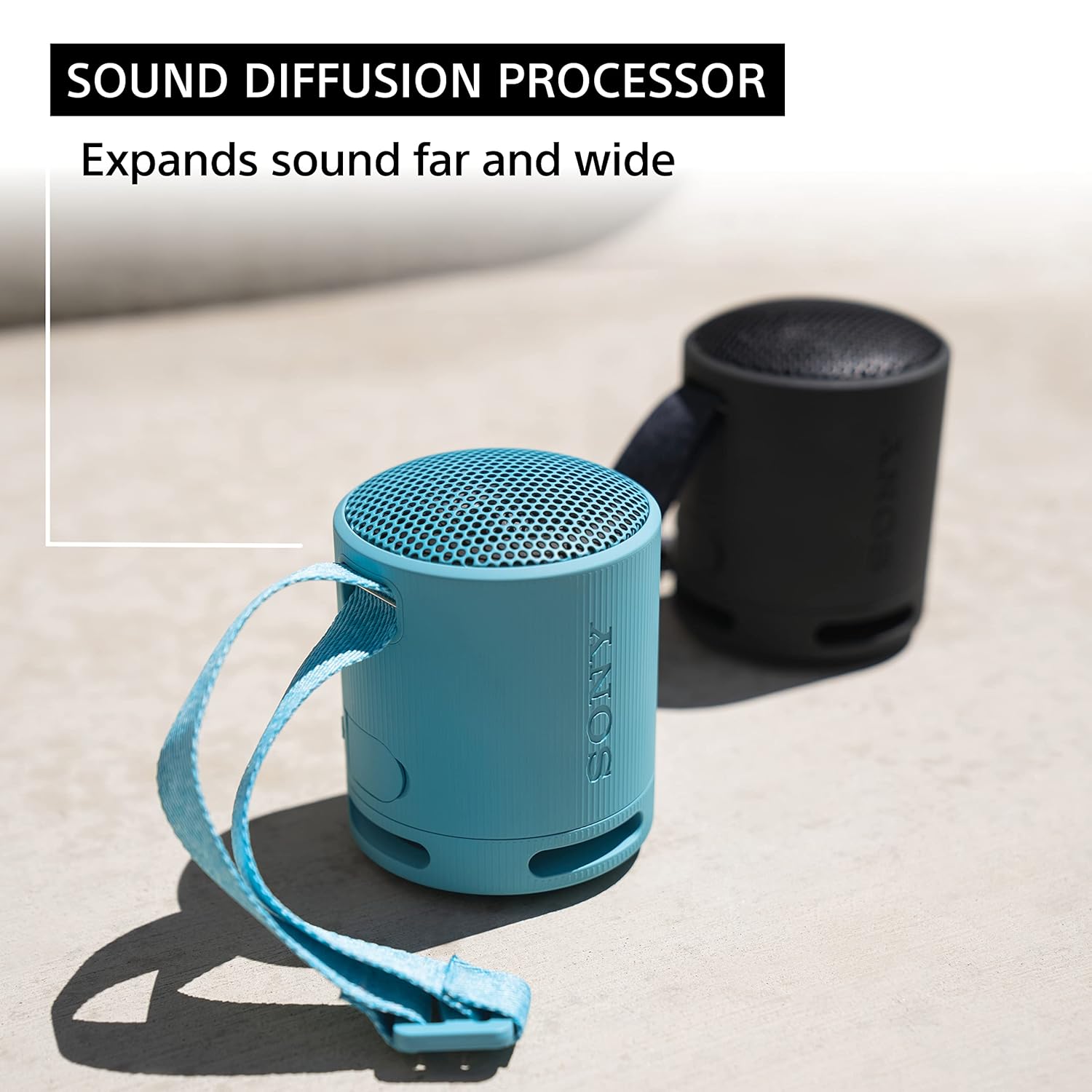 Sony SRS-XB100 Wireless Bluetooth Portable Lightweight Super-Compact Travel Speaker