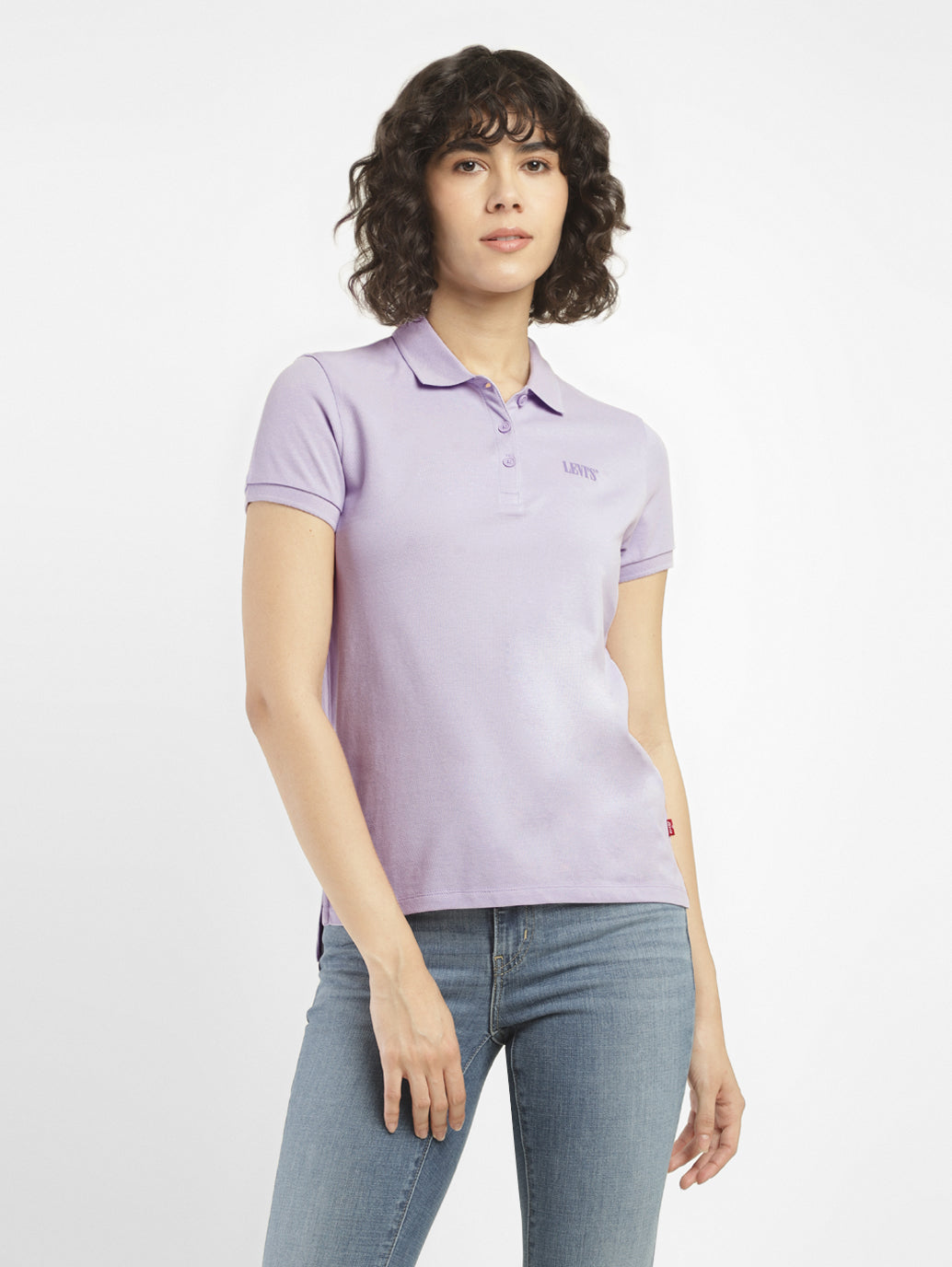 Women's Solid Polo T-shirt
