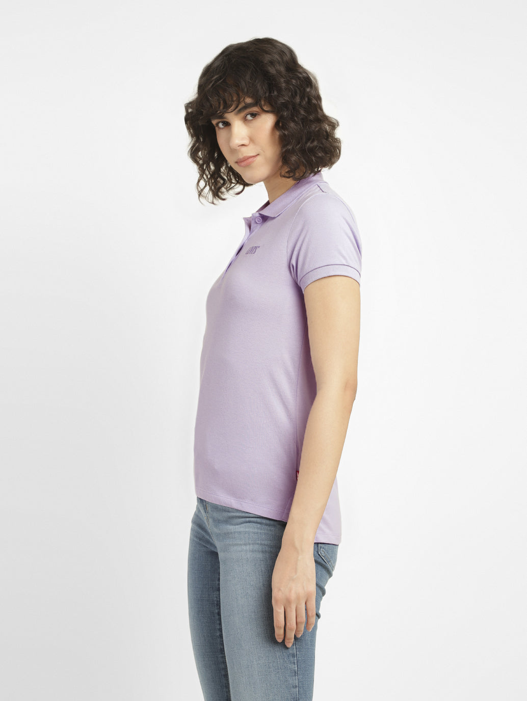 Women's Solid Polo T-shirt