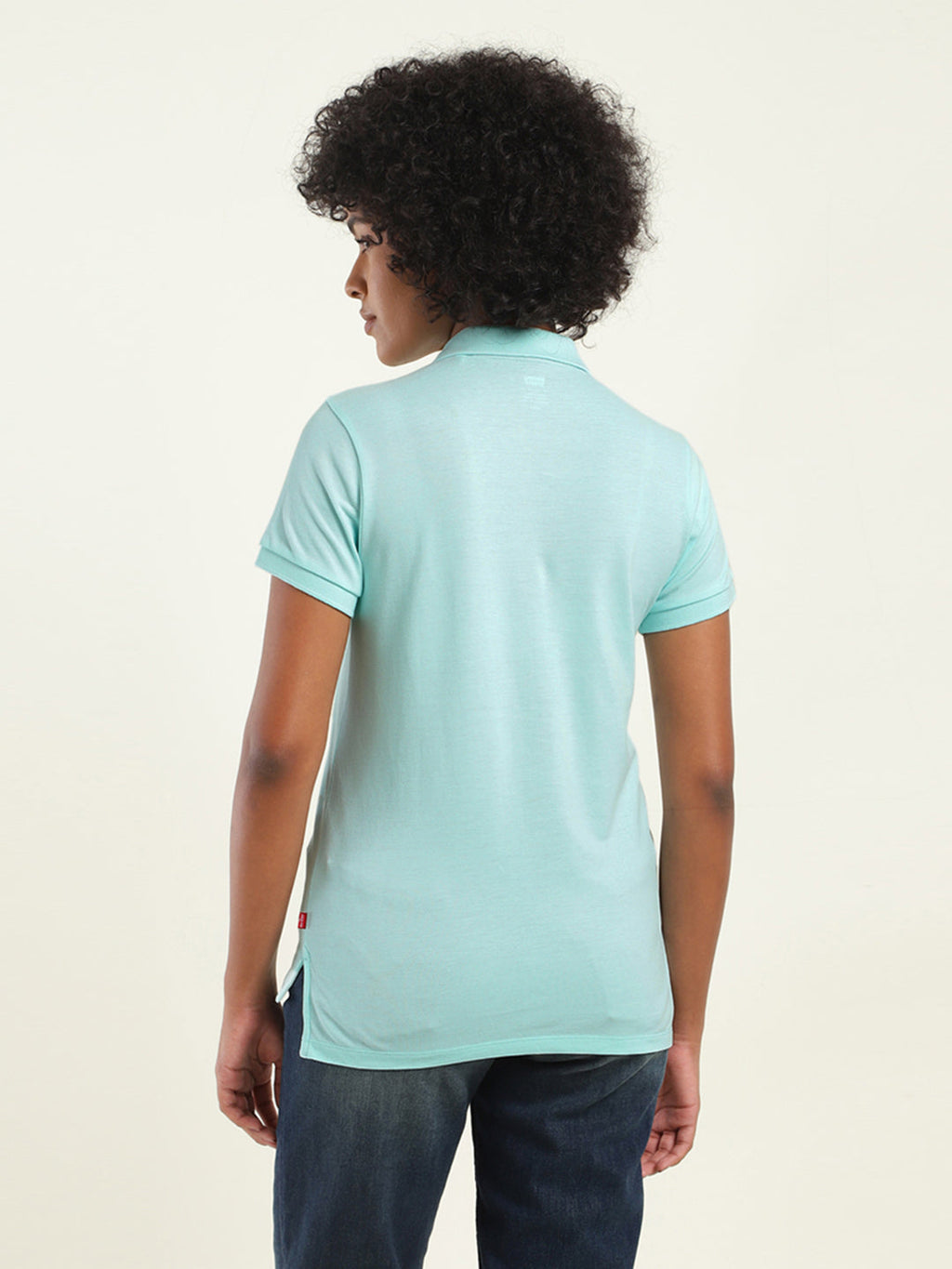 Women's Brand Logo Polo T-Shirt