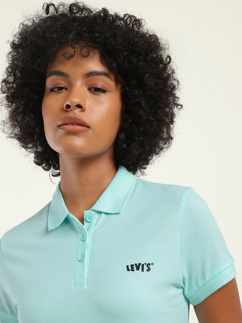 Women's Brand Logo Polo T-Shirt