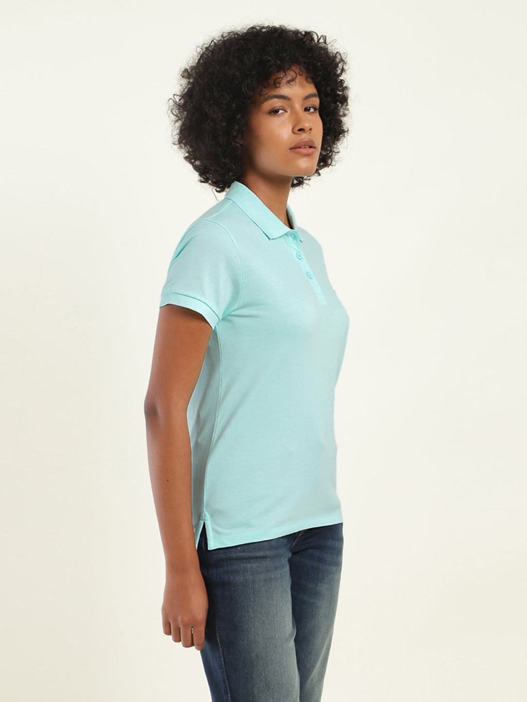 Women's Brand Logo Polo T-Shirt