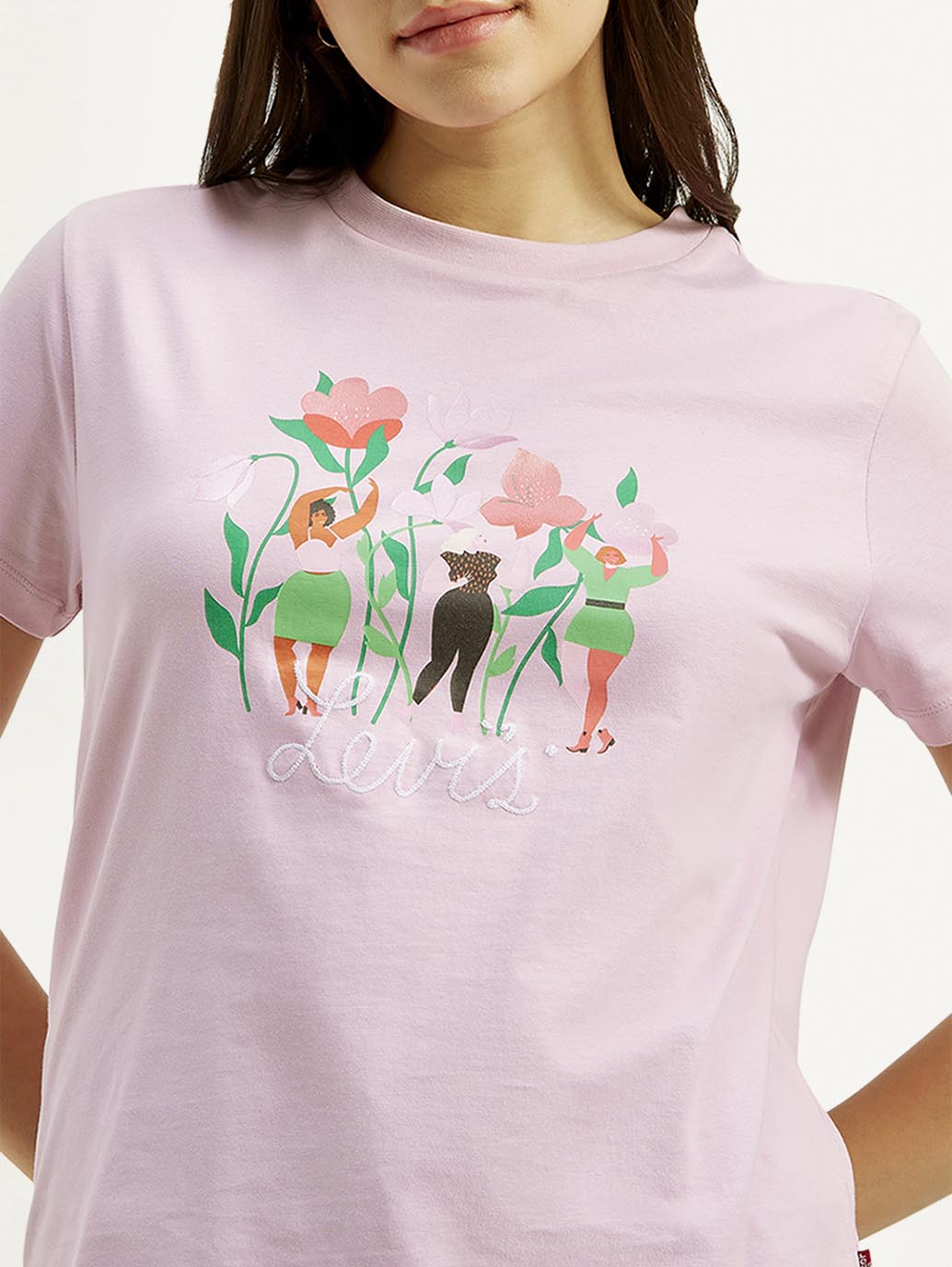 Women's Graphic Print Crew Neck T-shirt