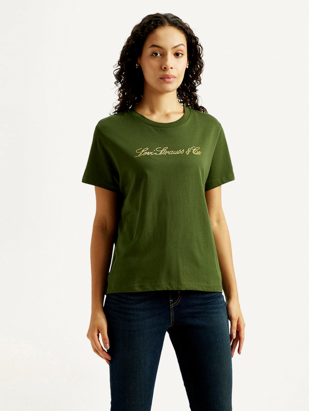Women's Typography Crew Neck T-shirt