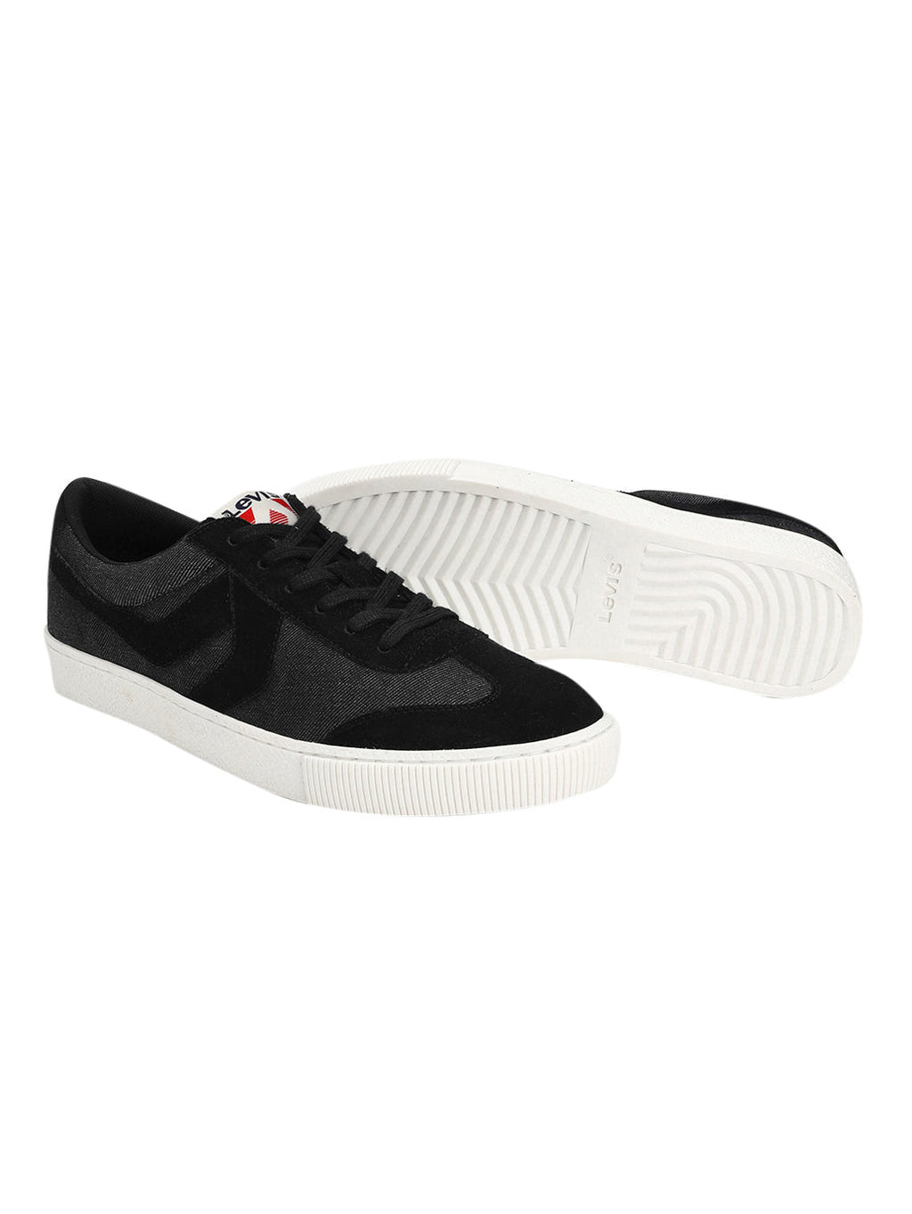 Men's Black Colorblock Sneakers