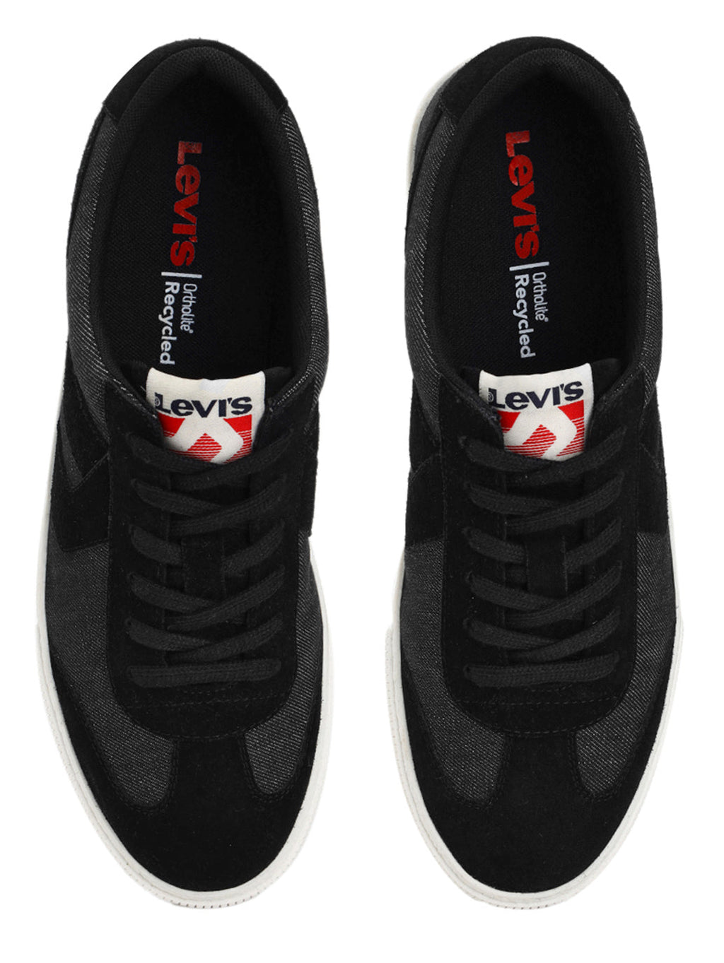 Men's Black Colorblock Sneakers
