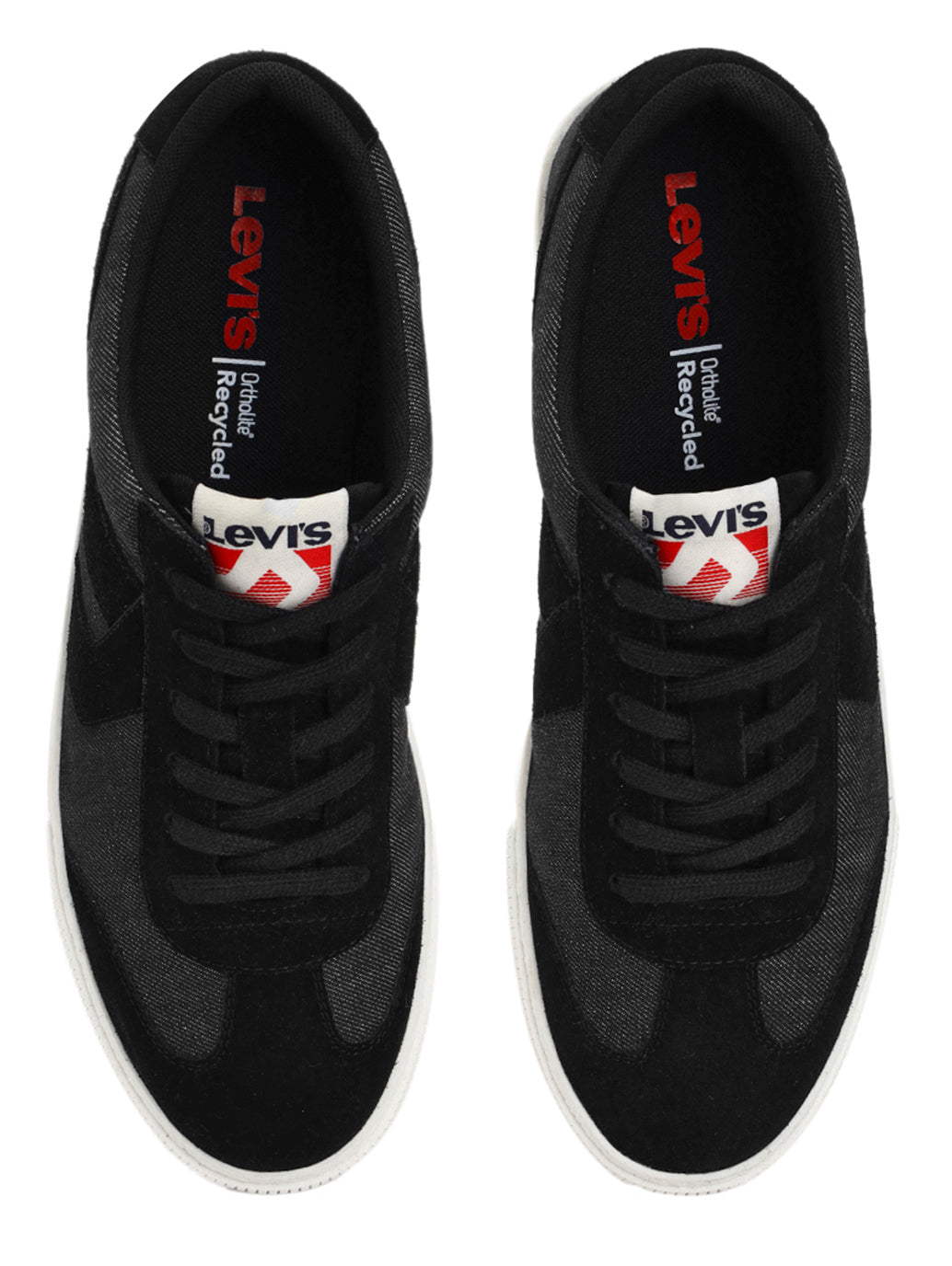 Men's Black Colorblock Sneakers