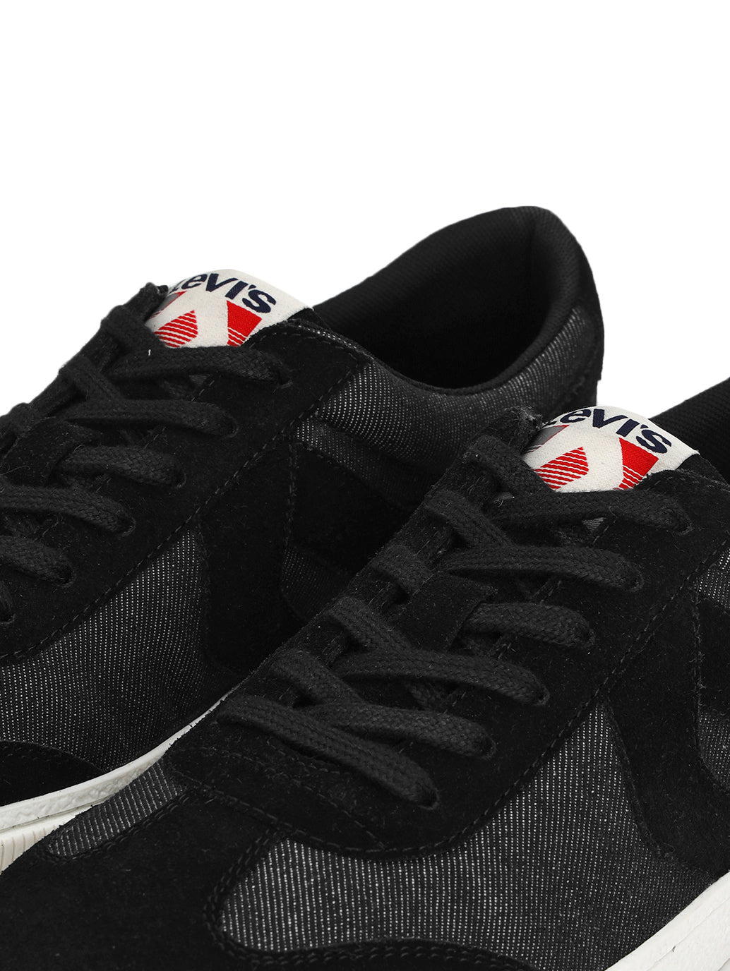 Men's Black Colorblock Sneakers