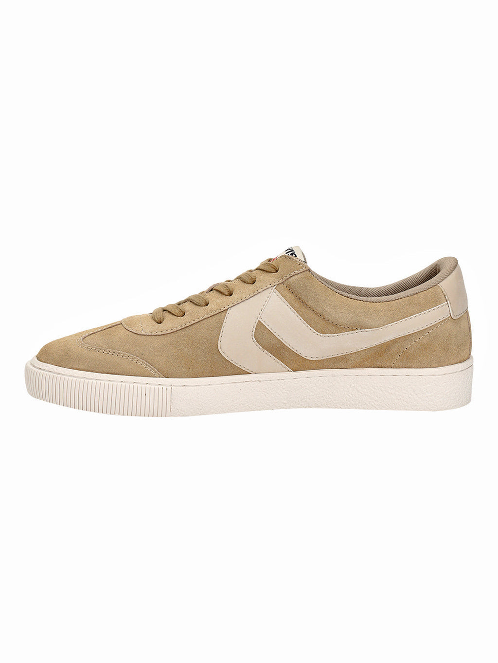 Men's Beige Colorblock Sneakers