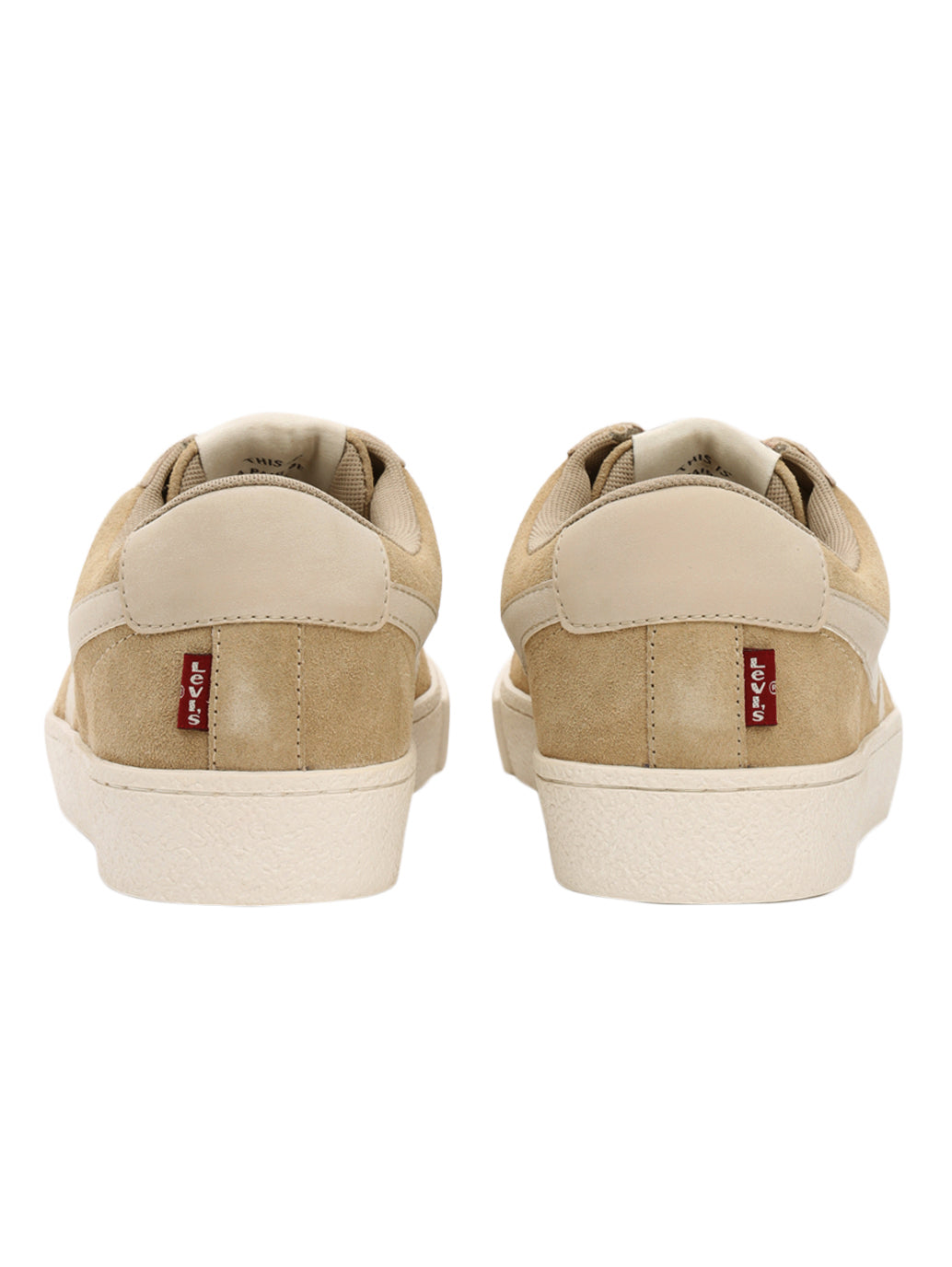 Men's Beige Colorblock Sneakers